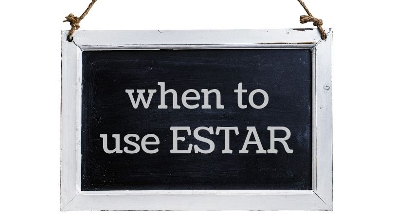 when to use ESTAR - brief lesson with ESTAR conjugation chart